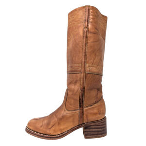 Frye Vintage Campus Horse Stitch Boots Brown Size 9.5